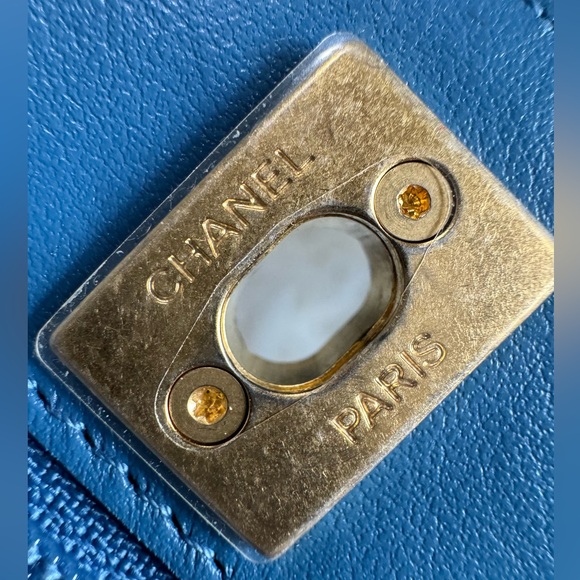 Chanel Denim Pearl Crush WOC - Picture 10 of 16